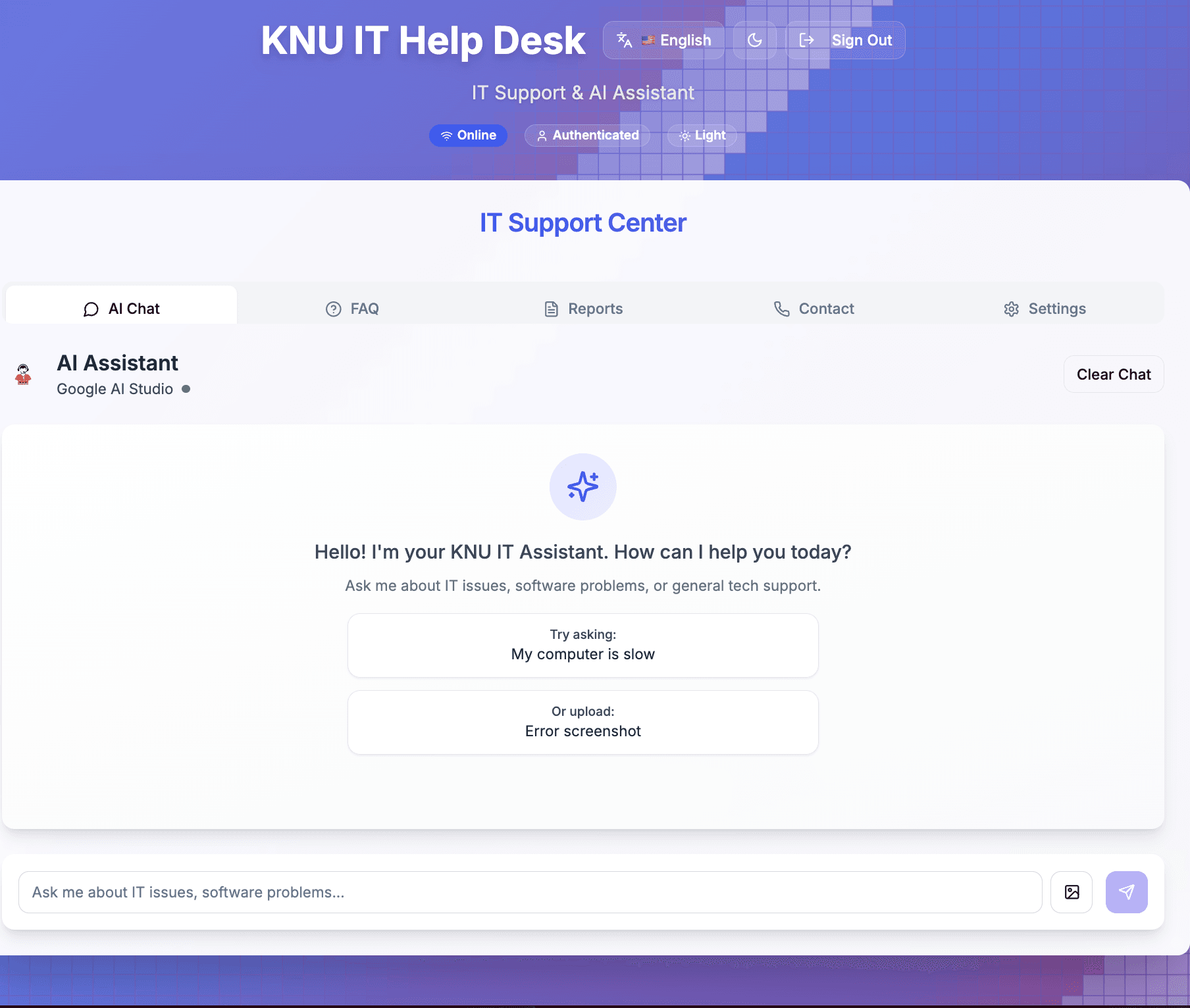 IT Help Desk